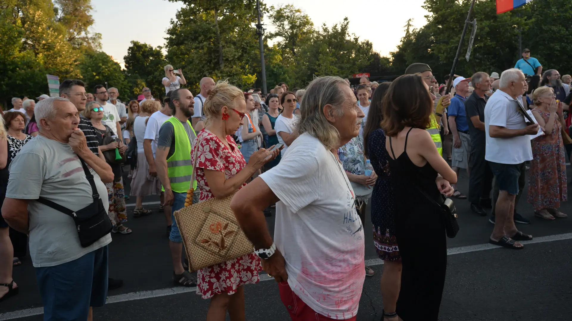 Ispred Skup Tine Srbije Po Eo Protest Srbija Protiv Nasilja